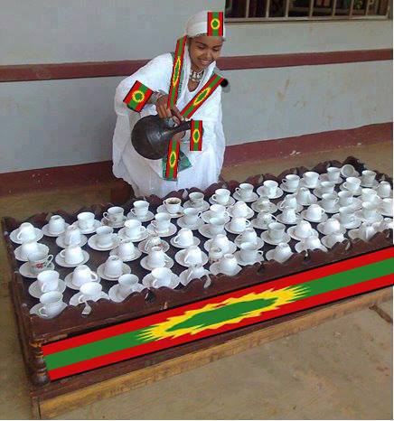 Oromo Coffee ceremony