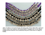 Oromo women necklaces1