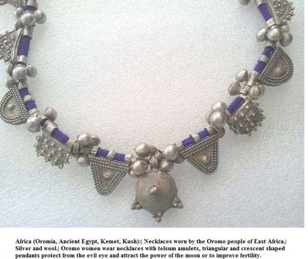 Oromo women necklaces2