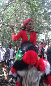 Celebration of Irreecha Oromoo 2014 (6408 according to Oromo Calendar). 5th October 2014, Horaa Harsadii, Bishoftu, Oromia. Suura1
