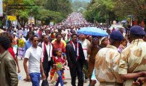 Irreecha (Irreessa) Oromo 2014 at Hora Harsadii, Oromia