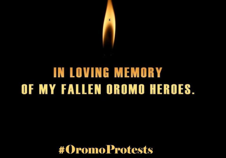 In loving memory of fallen Oromo heroes