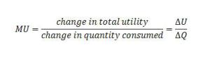 Marginal Utility Formula | Oromian Economist