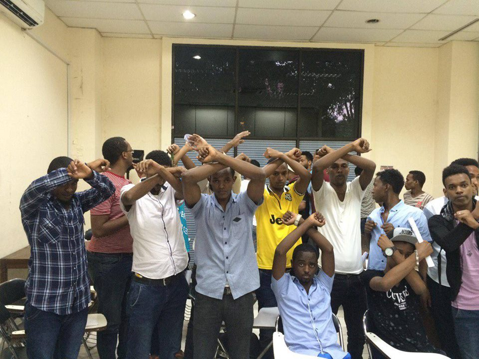 #OromoProtests global solidarity rally, Jakarta, Indonesia (picture1). 19 January 2016.png