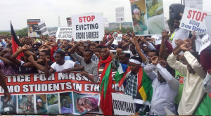 #OromoProtests global solidarity rally, South Africa. 17 January 2016