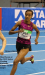 Oromo athlete Sifan Hassan at the 2015 Indoor Meeting Karlsruhe Gladys von der&nbsp;Laage