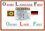 Afaan Oromo is the ancient indigenous language of&nbsp;Africa