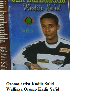 Oromo artist kadir Sa'id