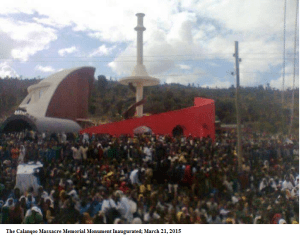 The Calanqoo Massacre Memorial Monument Inaugurated on March 21, 2015 suuraa 2