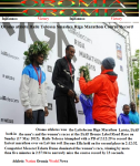 Oromo athletes Haile Tolossa (M) and Meseret Eshetu Dame (F) won Riga Marathon on 17 May 2015