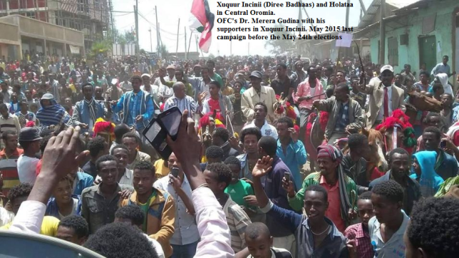 OFC Medrek’s Last Campaign Stops – Xuquur Incinii (Diree Badhaas) and Holataa in Central Oromia.
