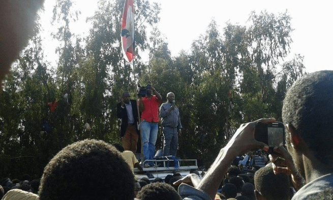 Oromo Federalist  Congress rally in a Southern Oromia town of Bule Hora Led by Baqqalaa Nagaa on 19 May 2015