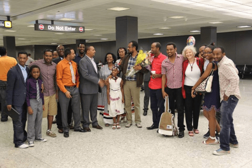Oromia's former prisoner of conscience, Bekele Gerba, warmly welcomed at Washington Dulles International Airport1