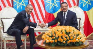 Obama Ethiopia visit, picture with president Mulatu Teshome Wirtu Jula