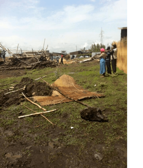 TPLF Ethiopian forces destroyed Oromo houses in Central Oromia1, July 2015