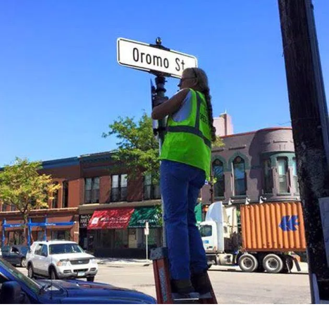 Oromo Street in Little Oromia