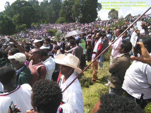 Irreecha Malkaa (Birraa) 2015 Kan Malkaa Ateetee, Buraayyuu, Oromia. Onkoloolessa (October 2015)3