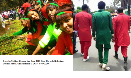 Irreecha Malkaa Oromoo kan Bara 2015 Hora Harsadi, Bishoftuu, Oromia, Africa. Onkoloolessa 4, 2015 (6409 ALO)
