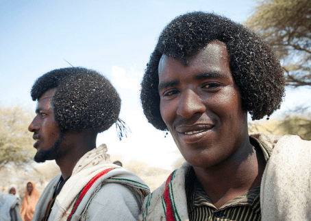 Karrayyuu Oromo men hair style