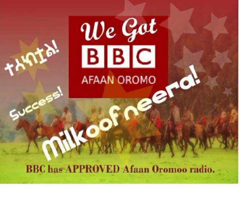 BBC Afaan Oromoo milkoofneerra