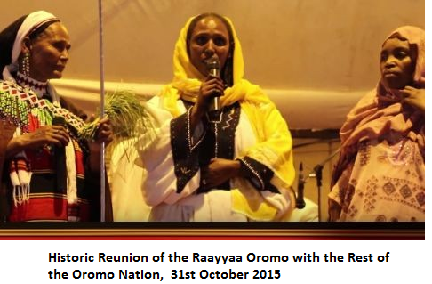 Historic Reunion of the Raayyaa Oromo with the Rest of the Oromo Nation