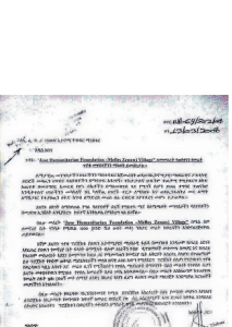 Meles Zenawi grabbing land even from grave