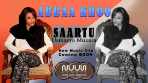 Saartuu, the daughter of  the late Oromo artist  Usmayyoo Musaa in her debut music song Abbaa khoo