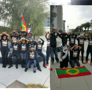 #‎OromoProtests‬ Global Solidarity, Las vegas (USA), 11 December 2015