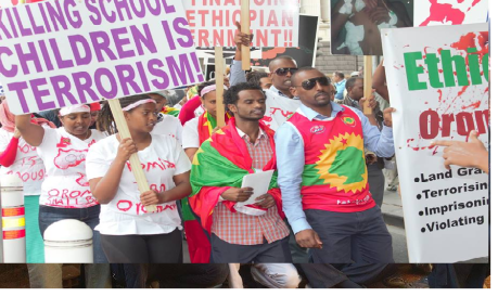 #OromoProtests Global Solidarity, Australia, 11 December 2015