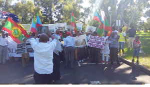 ‪#‎OromoProtests‬ Global Solidarity, Australia (Perth), 11 December 2015
