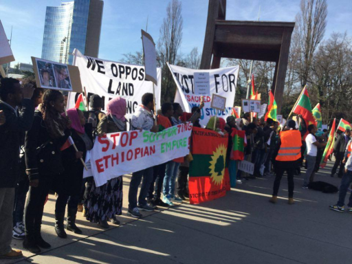 ‪#‎OromoProtests‬ Global Solidarity, Switzerland, 11 December 2015