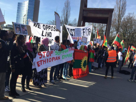 #OromoProtests Global Solidarity, Switzerland, 11 December 2015
