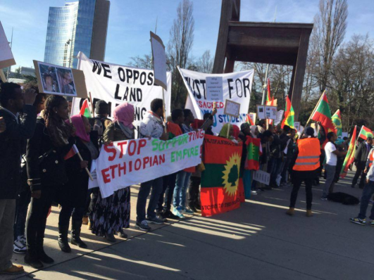 #OromoProtests Global Solidarity, Switzerland, 11 December 2015