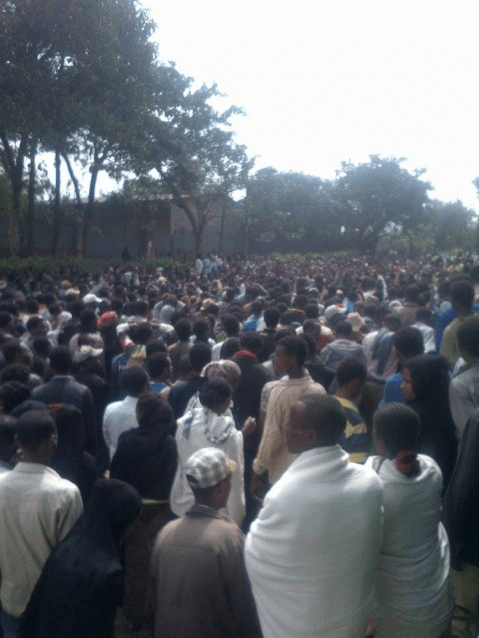 #OromoProtests @Ambo, 14 December 2015