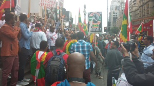 #OromoProtests global solidarity rally, Australia (Melbourne0, 11 Dec. 2015