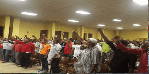 #OromoProtests global solidarity rally, South Africa (Johannesburg), 10 Dec. 2015