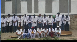 #OromoProtests, healthcare professionals at Bishoftu hospital saying No! to the Master Plan, 14 December 2014