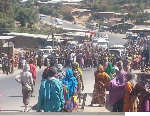 #OromoProtests @ Lagayye town E.Haraghe, 12 December 2015