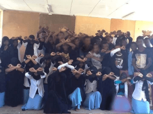 students at Machara High School (West Hararghe) Say No to the Master Plan and the Mass Killings, 29 Dec. 2015