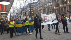 Sweden, Oromo Peaceful rally in solidarity with #OromoProtests Oromia against TPLF Ethiopian regime's ethnic cleansing (Master plan), December 10, 2015, picture2