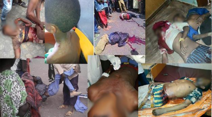 More than 120 killed, hundreds wounded, thousands detained and imprisoned.