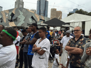 Oromia at Federation Square, Melbourne, Australia, January 3, 2016