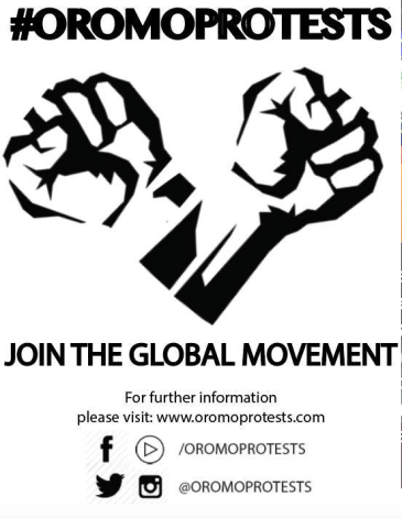 #OromoProtests against the Ethiopian regime fascist tyranny. Join the peaceful movement for justice, democracy, development and freedom of Oromo and other oppressed people in Ethiopia