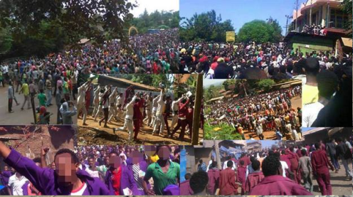 #OromoProtests against Tyranny all over Oromia against Ethiopian regime tyranny, 2015, 2016