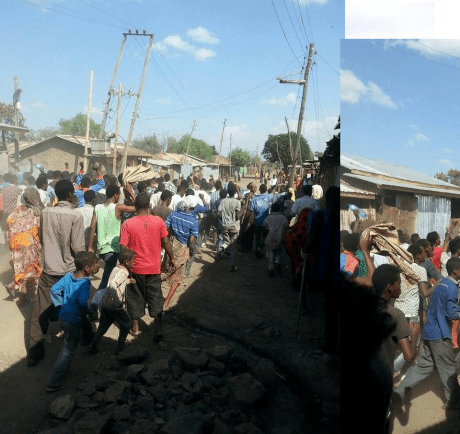 #OromoProtests, Asabot ( West Hararage) Jan 7, 2016.