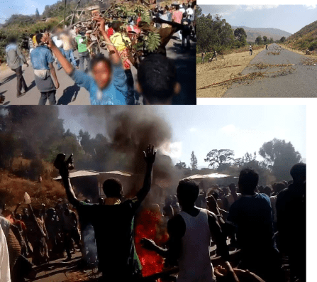 #OromoProtests continue in Hirnaa, Hararghe Oromia, 6 January 2016