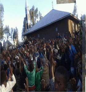 #OromoProtests continues, on 2nd January 2016 at in Tulu Dalo Village, Suude District ( Arsi)