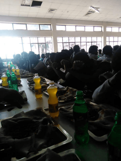 #OromoProtests, Jimma University students boycott food at Gena celebration in cafeteria. 7 January 2016