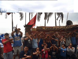 #OromoProtests, Philipino friends show solidarity with Oromo Student protest going on in Ethiopia here in Manila. 7 January, 2016.