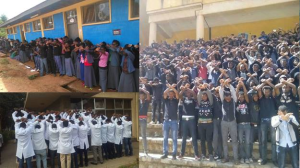 Students and professionals joined the protests.